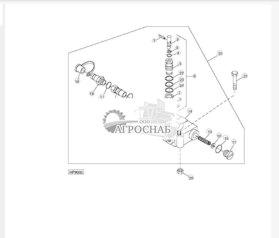 REEL DRIVE FLOW CONTROL VALVE 